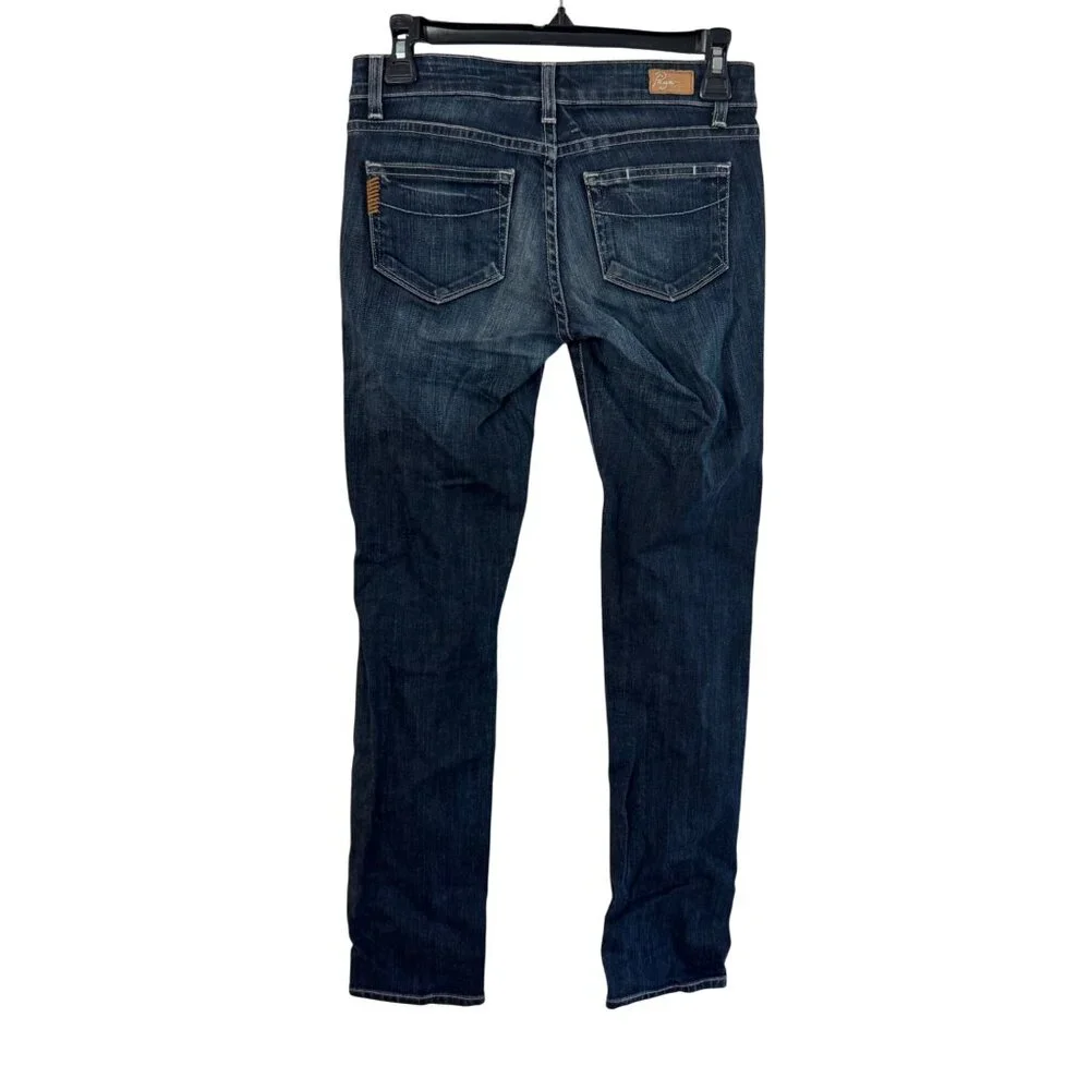 Paige Premium Denim Skyline Drive Womens Jeans Size 25 Blue Dark Wash - Picture 3 of 5